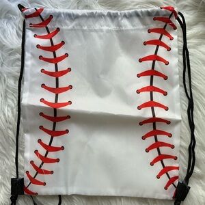 Children’s/teen/adult baseball theme drawstring bag/backpack